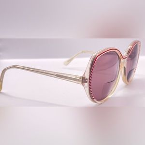 Vintage Diplomat Brown Oval Sunglasses Frames Only